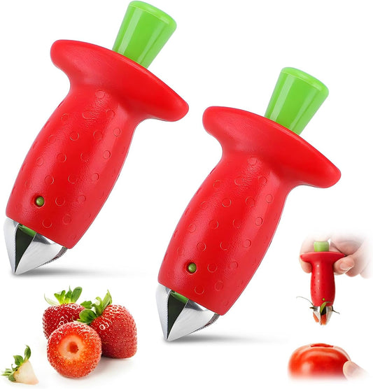 Strawberry Huller Stem Remover, Strawberry Corer Huller, Fruit Corer Tool, Kitchen Gadgets (2)