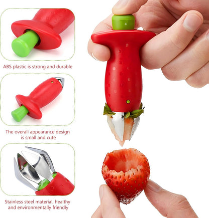 Strawberry Huller Stem Remover, Strawberry Corer Huller, Fruit Corer Tool, Kitchen Gadgets (2)