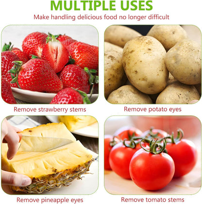 Strawberry Huller Stem Remover, Strawberry Corer Huller, Fruit Corer Tool, Kitchen Gadgets (2)