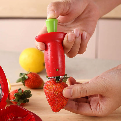 Strawberry Huller Stem Remover, Strawberry Corer Huller, Fruit Corer Tool, Kitchen Gadgets (2)