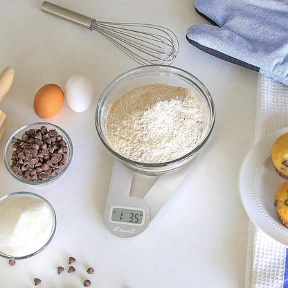 F115 Compact Kitchen Scale, 11 lb/5 kg, Stainless Steel