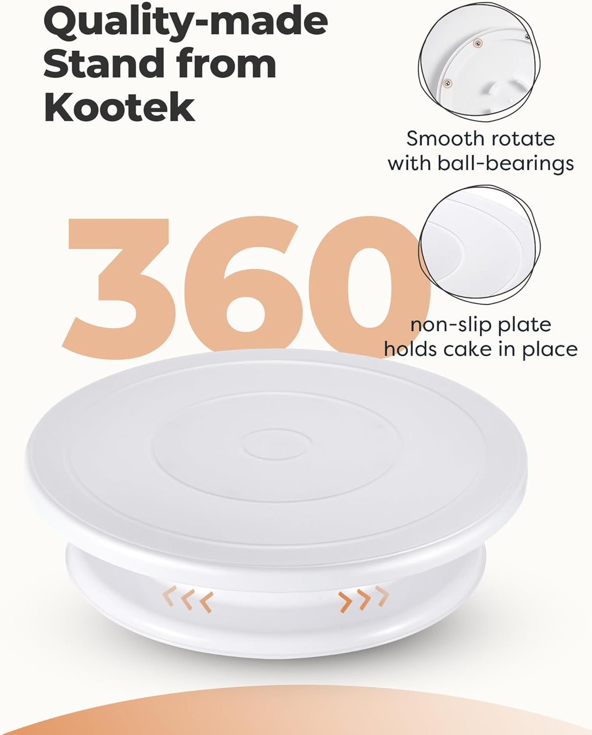 71PCs Cake Decorating Kit, Baking Supplies Tools - Includes Cake Stand Turntable, 12 Icing Piping Tips Set, 2 Frosting Spatulas, 3 Scrapers, 50+2 Piping Bags, Coupler, Video Tutorial, Booklet