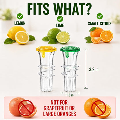 2026 NEW Lemon Squeezer 2-Pack, Manual Citrus Juicer with Screw Top