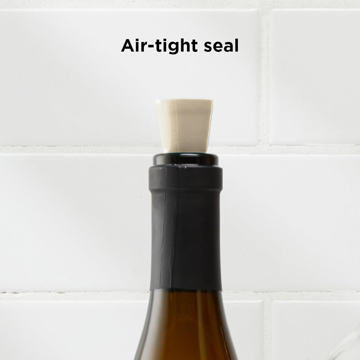 W6121 Bottle Stoppers Set of 4, Multicolor Wine Bottle Caps to Preserve Freshness, Stylish and Durable, Perfect for Parties and Gifts
