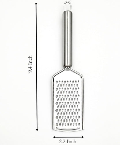 Cheese Grater, 9.4 Inch x 2.2 Inch Stainless Steel Vegetables Zester for Vegetables, Cheese, Fruits and Lemon (1)
