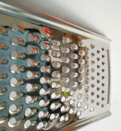 Cheese Grater, 9.4 Inch x 2.2 Inch Stainless Steel Vegetables Zester for Vegetables, Cheese, Fruits and Lemon (1)