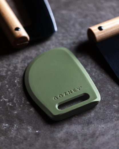 Dough Scraper, Green, Silicon Coating and Stainless Steel, Easy to Clean