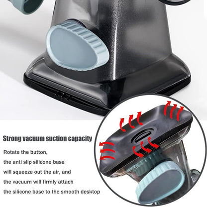 Hand Crank Rotary Cheese Grater Veggie Slicer Carrot Shredder | With 3 interchangable sharpe drum blades, strong sunction base, shred block of cheese in seconds, safe and efficient