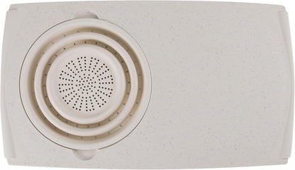 Over the Sink Poly Cutting Board with Collapsible Colander Strainer, 11.5 x 20", Natural/Gray