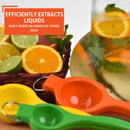 IMUSA 3-Pack Manual Citrus Juicer Set Lemon Squeezer Lime Juicer Orange Press Hand Juicer 7.7 8.6 9 in Cast Aluminum with Straining Holes for Kitchen Cocktails Beverages