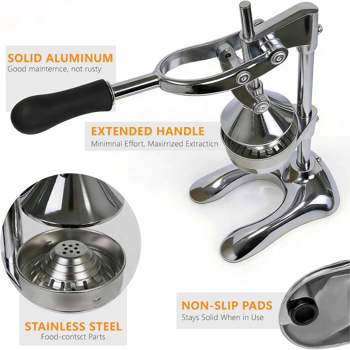 Cast Iron Juicer, Commercial Hand Press