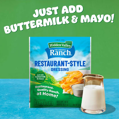 Original Ranch Restaurant Style Dressing Recipe Mix, 0.4 Ounce (Package May Vary)