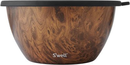 Stainless Steel 64oz Salad Bowl Kit, Pink Topaz Color, Comes with 2oz Mini Canister and Removable Tray for Organization, Leakproof and Dishwasher Safe