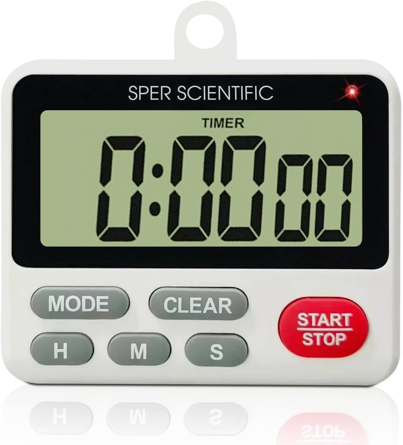 24-Hour Digital Lab + Kitchen Timer with LED Light 810001 - Precision Countdown Timer with Large Display, Loud Alarm & Clock Mode - for Cooking, Lab Experiments & More