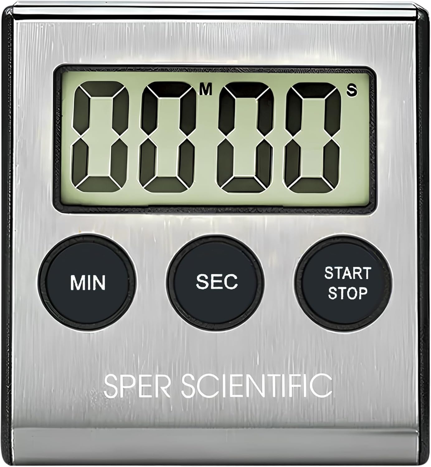 24-Hour Digital Lab + Kitchen Timer with LED Light 810001 - Precision Countdown Timer with Large Display, Loud Alarm & Clock Mode - for Cooking, Lab Experiments & More