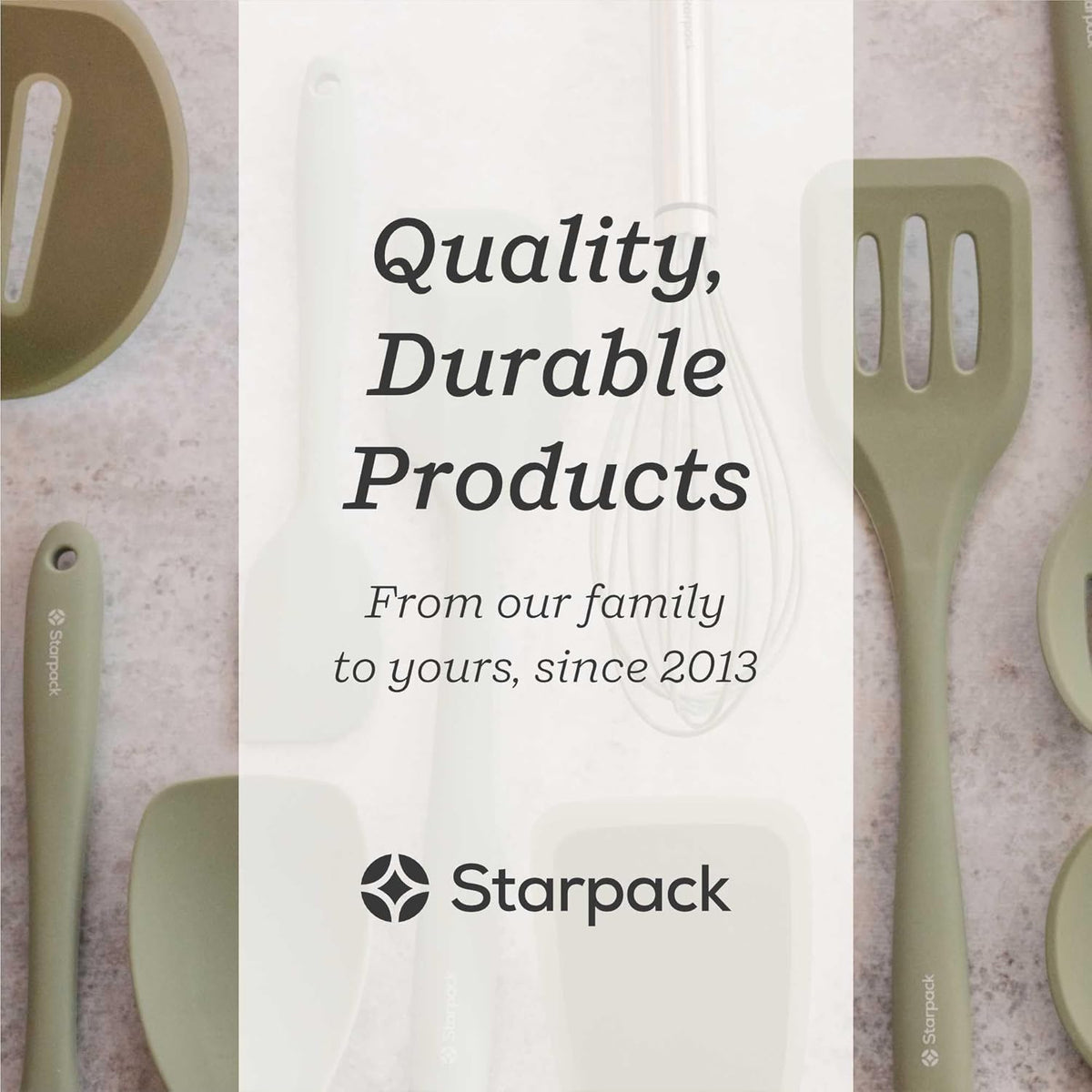 Starpack XL Premium Silicone Pasta Fork (13.5") - Spaghetti Spoons High Heat Resistant to 600°F - Silicone Pasta Spoon Strainer - Server Spoon with Teeth - Server Utensil for Pastas
