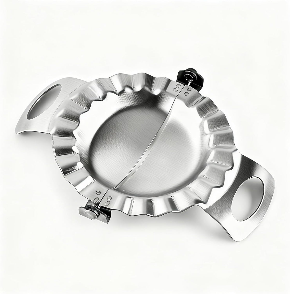 Dumpling Maker Stainless Steel Ravioli Gyoza Dough Pierogi Pie Press Mold Former