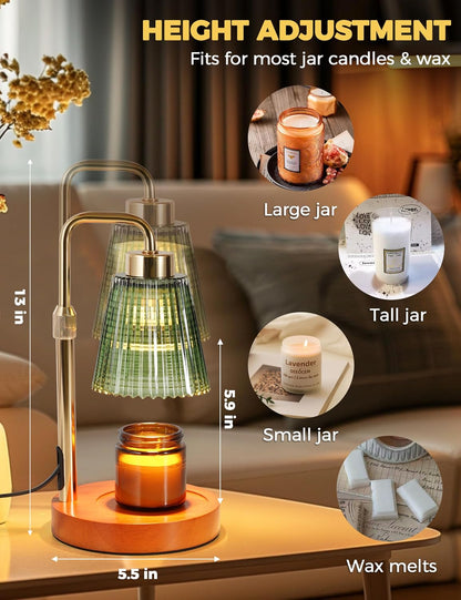 Candle Warmer Lamp with Timer, Birthday Gifts for Women Home Decor