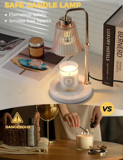 Candle Warmer Lamp with Timer, Birthday Gifts for Women Home Decor