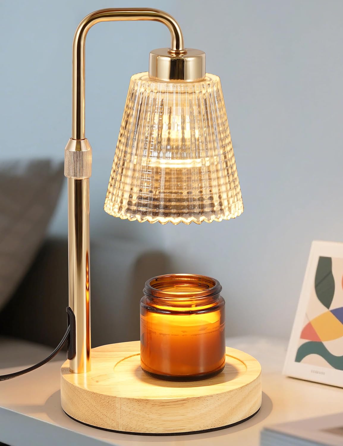 Candle Warmer Lamp with Timer, Birthday Gifts for Women Home Decor