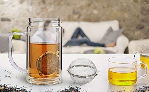 2pcs Stainless Steel Mesh Tea Ball 2.1 Inch Tea Strainers | Teas Infuser Strainer Filters for Teas