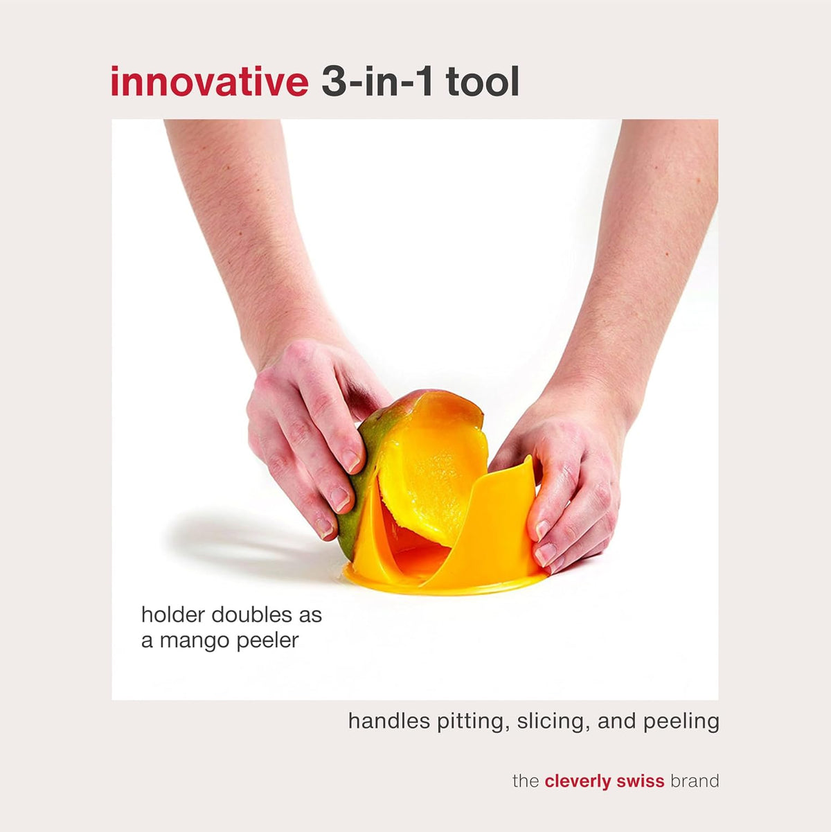 3-in-1 Mango Slicer, Peeler & Pit Remover Tool