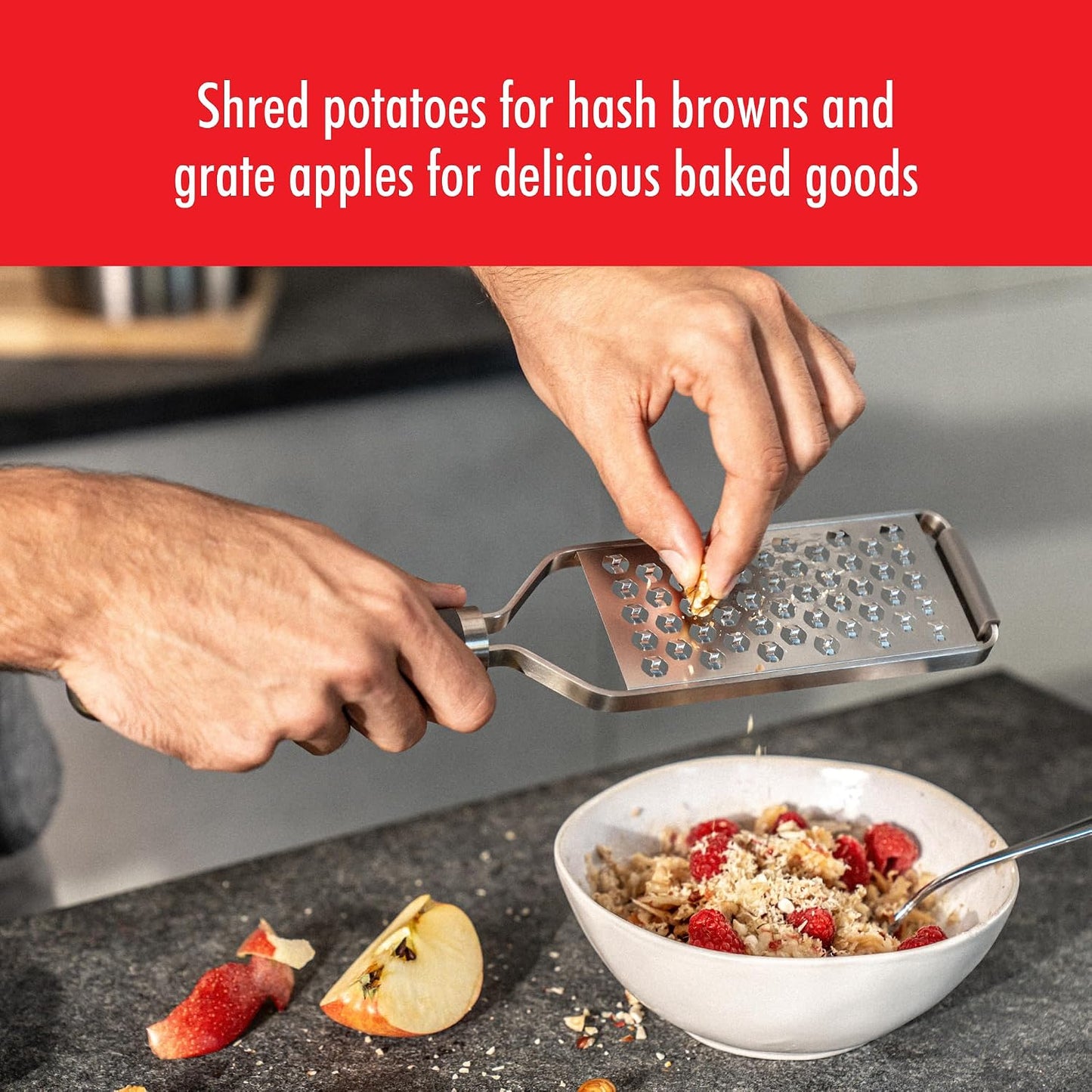 Pro Tools Grater, Zester, Grey