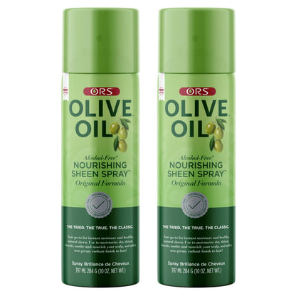 ORS Olive Oil Nourishing Sheen Spray Original Moisturizes Hair for Healthy Sheen 10 Ounce