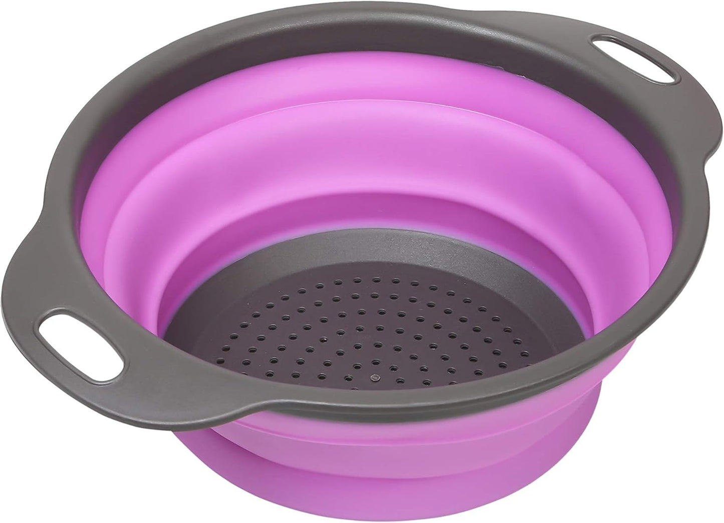 10 PCS Collapsible Kitchen Silicone Over the sink Strainer, Colander, Mixing Bowl, Cutting Board, Measuring Cups Set