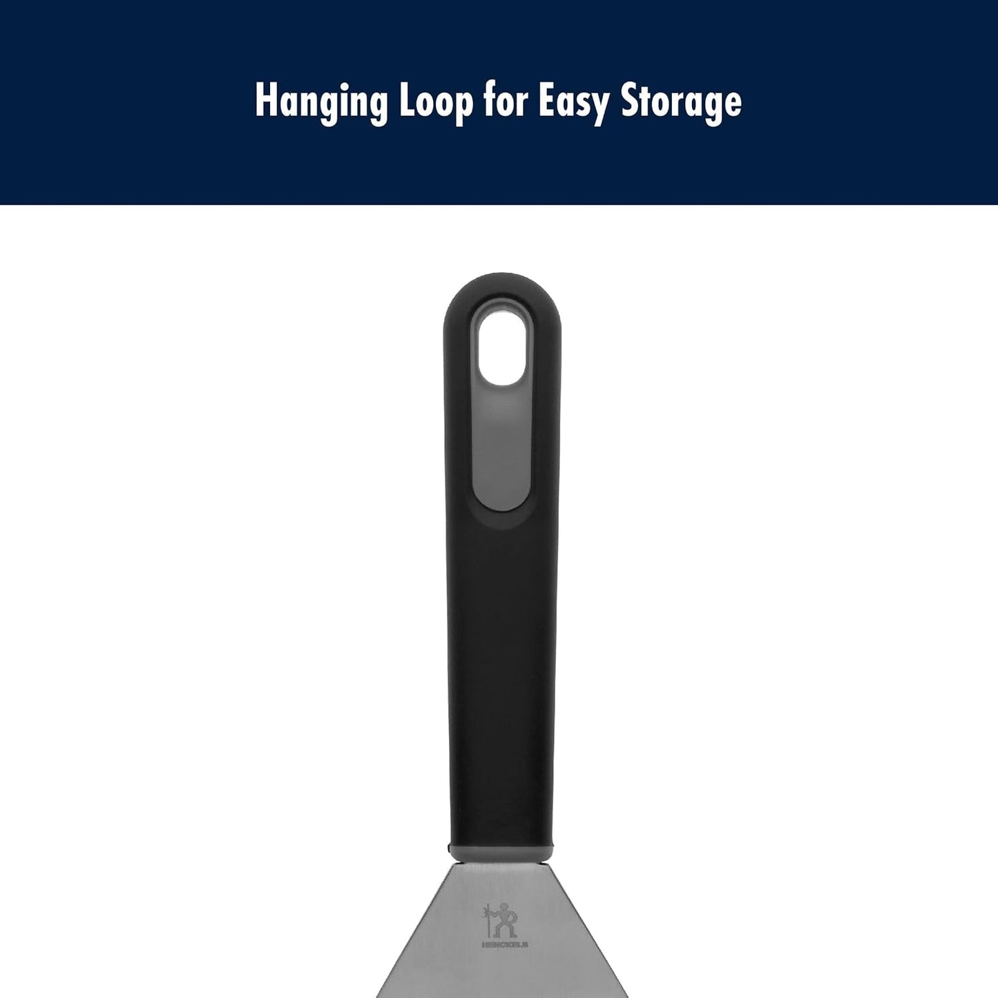 BBQ 2-pc Stainless Steel Pizza Cutter and Bench Scraper Set, Rocking Blade with Safety Guard and Measuring Scraper for Dough, BBQ and Baking