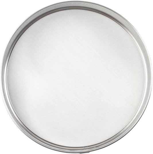 Fine Mesh Sieve Strainer, 12-Inch Round Ultra-Fine Stainless Steel Flour Filtering, Comfortable Handle, Baking, Food Prep and Cooking Tool for Foodservice, Restaurant and Home Use, 2" Deep