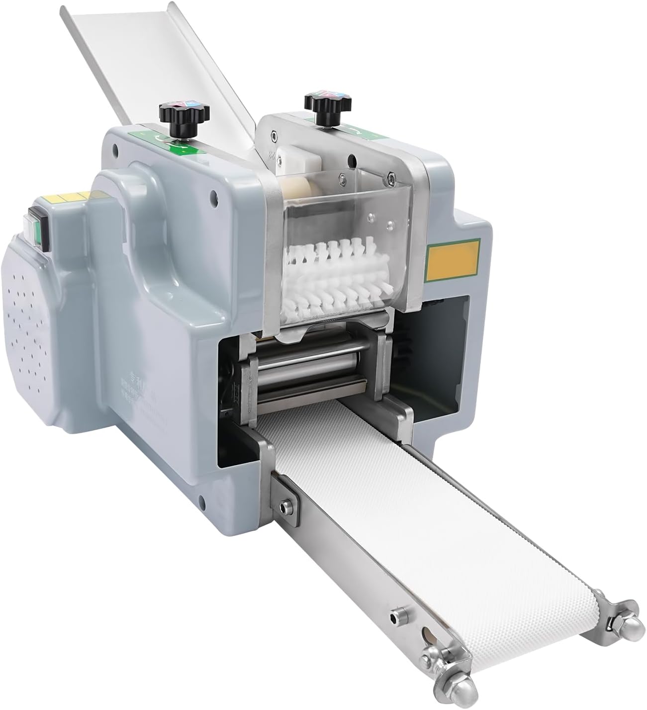 Dumpling Wrapper Maker, 140W Automatic Dumpling Skin Processing Machine 5 Levels Dough Wrapper with Mold, Commercial Dumpling Wrapper Roller Machine Pastry Sheet Presser Chaos Skin Machine
