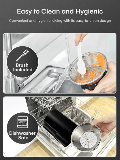 Juicer Machines, Juilist 3" Wide Mouth, Max 800W, 3-Speed 400W Easy-Clean