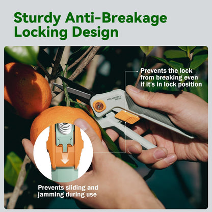 Pruning Shears Gardening Scissors Set Professional Hand Pruner Sharp Stainless Steel Blade Garden Scissors Plant Flower Garden Clipper