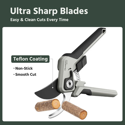 Pruning Shears Gardening Scissors Set Professional Hand Pruner Sharp Stainless Steel Blade Garden Scissors Plant Flower Garden Clipper
