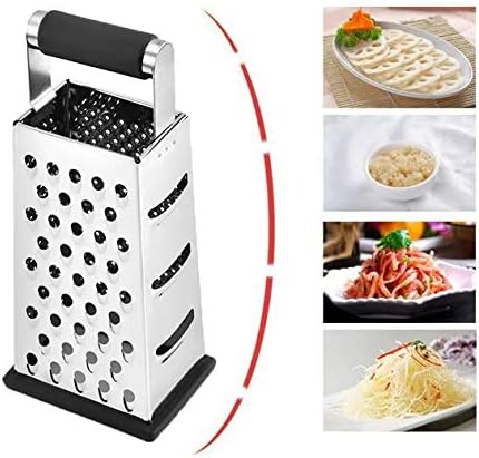 Vertical Stainless Steel Grating Four-sided Boxed Grater For Cucumbers, Carrots And Cheese, Grater, Melon, Planing, Potato, Planer, Non-slip Handle, Peeler