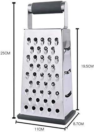 Vertical Stainless Steel Grating Four-sided Boxed Grater For Cucumbers, Carrots And Cheese, Grater, Melon, Planing, Potato, Planer, Non-slip Handle, Peeler