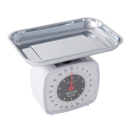 Analog Kitchen Scale Mechanical Food Scale, 22 lb Capacity, Multicolor