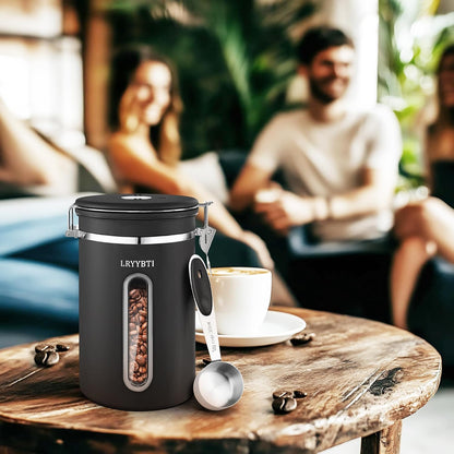 22OZ Coffee Canister Airtight Stainless Steel