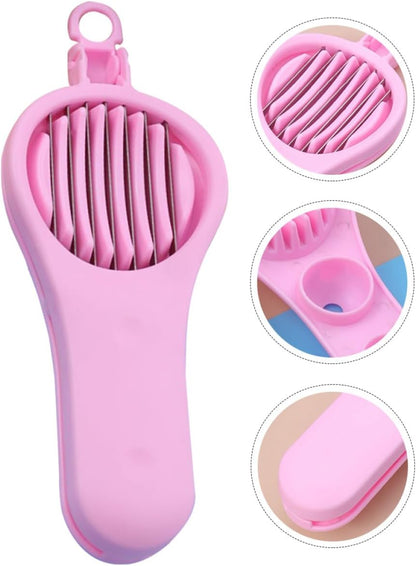Cherry Pitter Slicer, Stainless Steel PP Fruit Core Remover