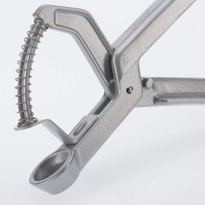 Olive Pitter "Black Edition" - Practical Handheld Device with Spring - Aluminium/Coated, Olivus, 16.9 x 10.5 x 2.7 cm, Anthracite