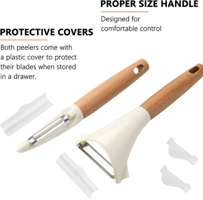 Potato Peelers Stainless Steel Swivel Peelers Y-Shaped and I-Shaped Peeler