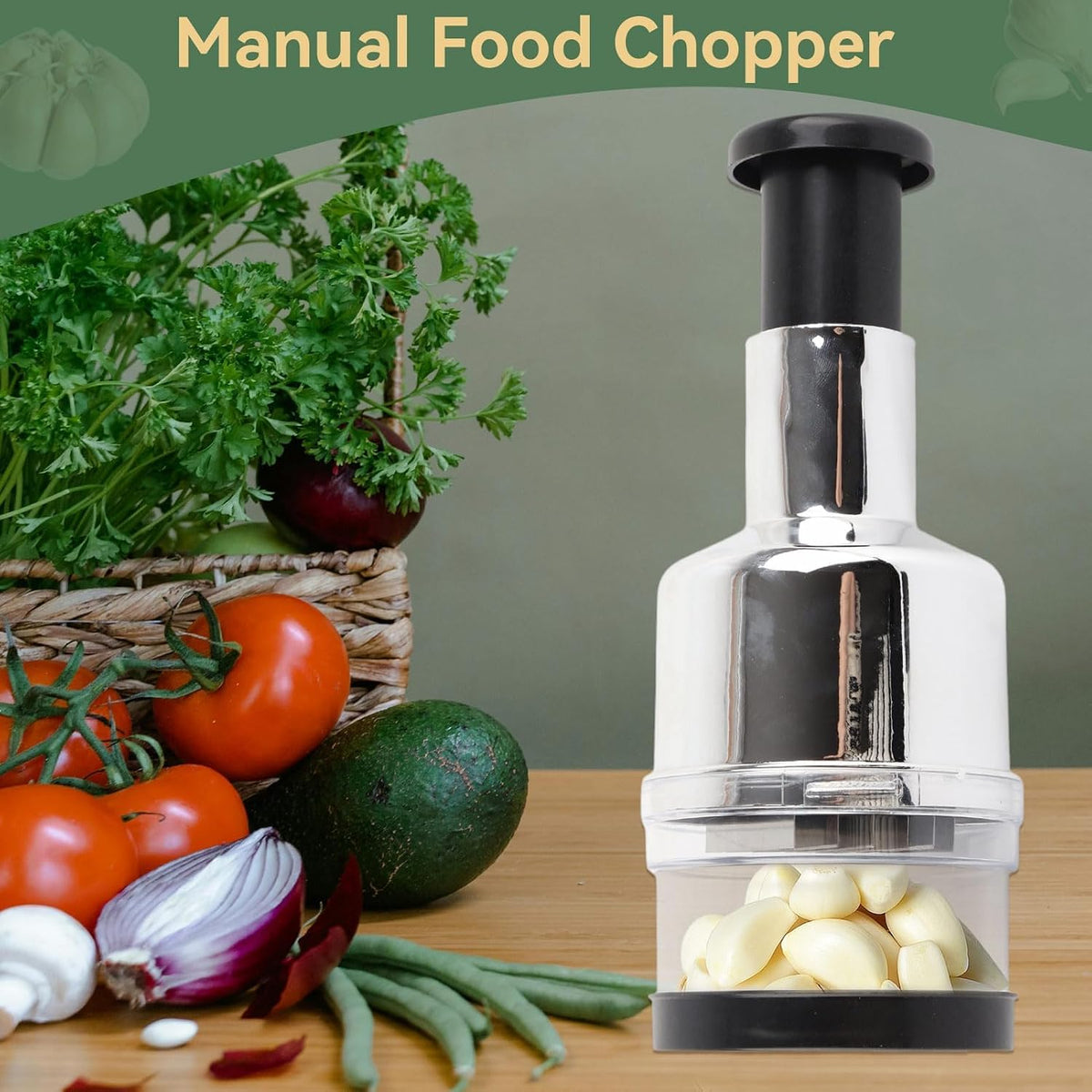 Vegetable Chopper, Food Chopper Hand Food Chopper Onion Chopper