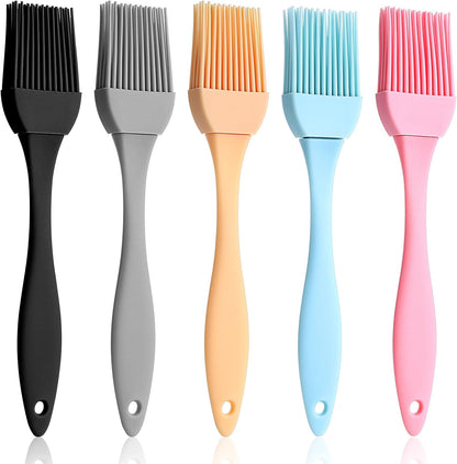 5 Pcs Silicone Basting Brush, Pastry Brushes Heat Resistant BPA Free