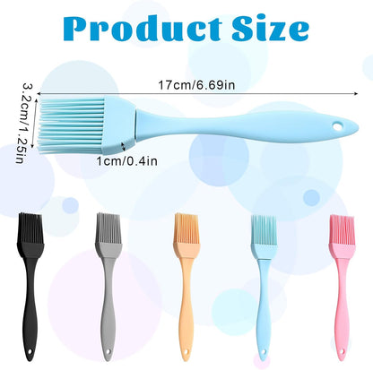 5 Pcs Silicone Basting Brush, Pastry Brushes Heat Resistant BPA Free