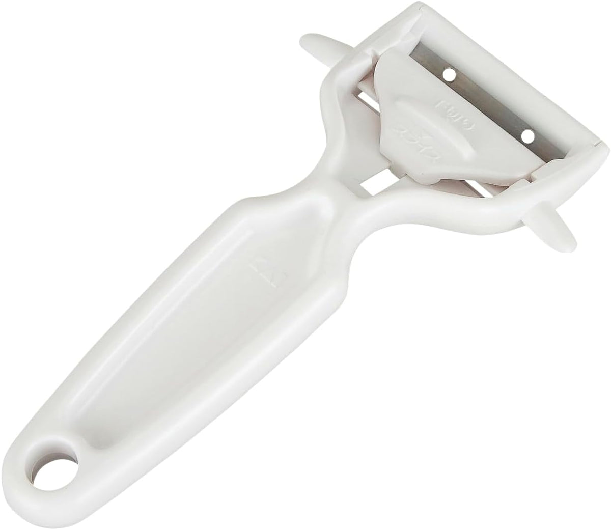 Corporation DH8013 KITCHEN Peeler, Switchable Shredded Peeler, Julienne, Potatoes, Sprout, Dishwasher Safe, White, Made in Japan