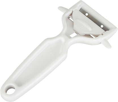 Corporation DH8013 KITCHEN Peeler, Switchable Shredded Peeler, Julienne, Potatoes, Sprout, Dishwasher Safe, White, Made in Japan