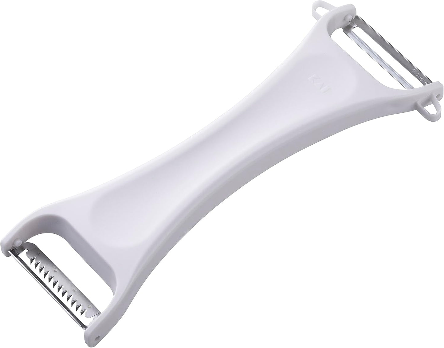 Corporation DH8013 KITCHEN Peeler, Switchable Shredded Peeler, Julienne, Potatoes, Sprout, Dishwasher Safe, White, Made in Japan