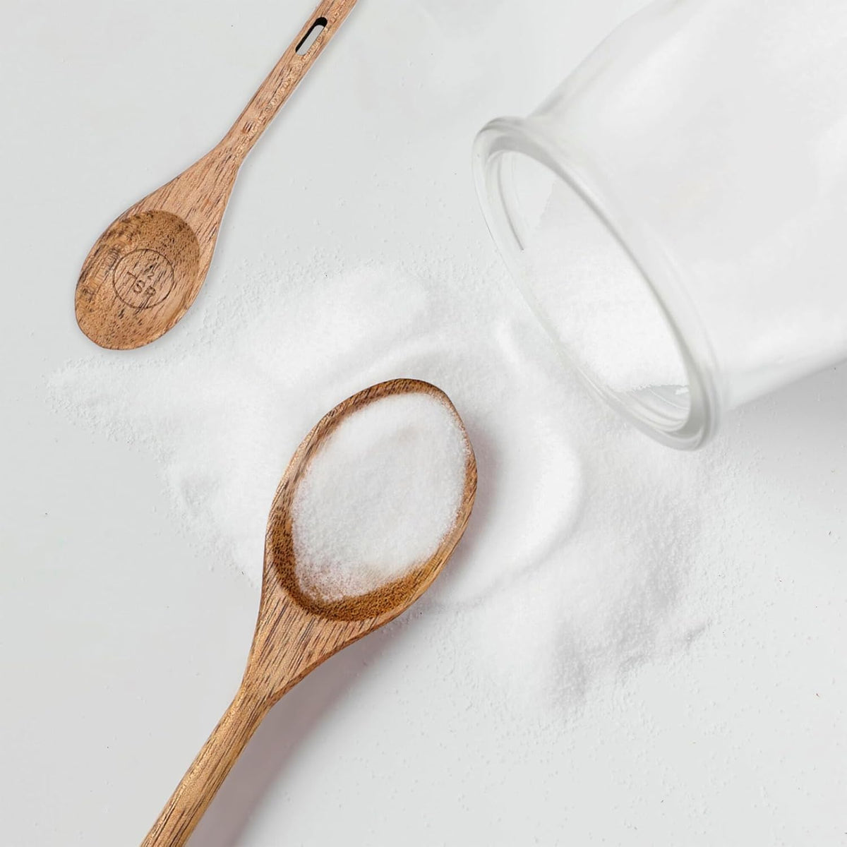 4pcs Wood Measuring Spoons and Scoops Set, Measure Scoop, 4 Size | Wooden Measuring Tablespoons, Retro Measuring Scoops, for Dry Ingredients, Coffee Powder, 1 Tbsp, 1 Tsp, 1/2 Tsp, 1/4 Tsp