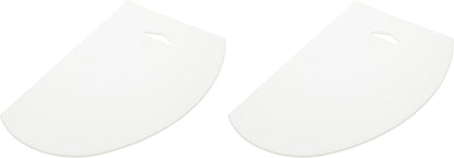 Large Plastic Bowl Scraper & Icing Smoother , White